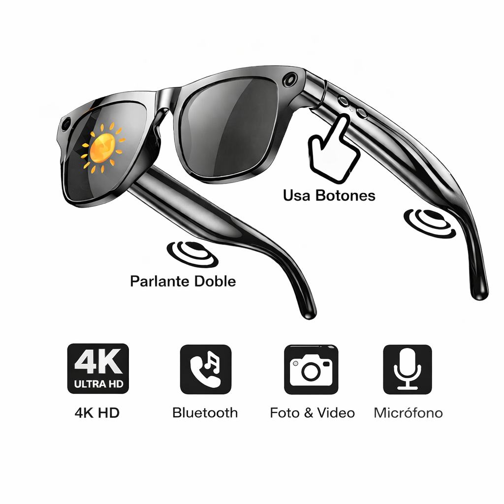 Lentes inteligentes con cámara